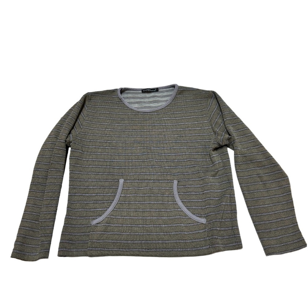 VTG Y2K Massana Skater Striped Long Sleeve Sweater Shirt Top Men’s S Women’s M